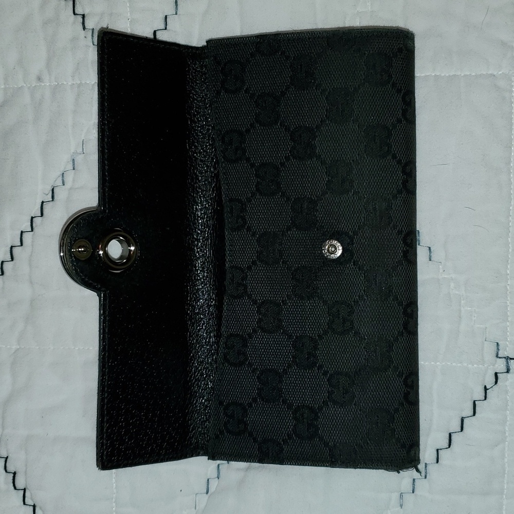 Gucci Monogram Double Sided Long Wallet - Picture 6 of 12